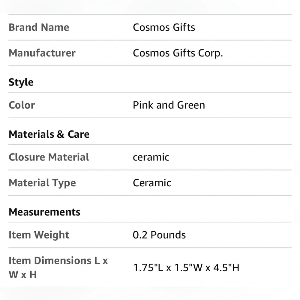 Cosmos Gifts Nutcracker Christmas Donut Tree Salt & Pepper Shakers Pink Green - Picture 8 of 8